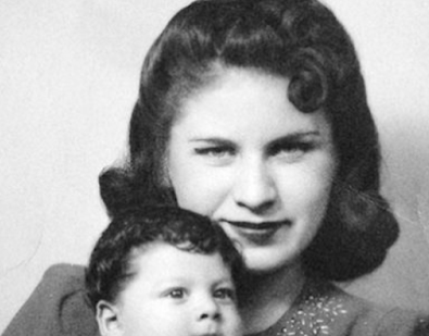 Bea Franco with son, Alberta -- Photo/Beatrice Kozera estate