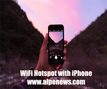 WiFi Hotspot with iPhone