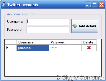 Twitter accounts