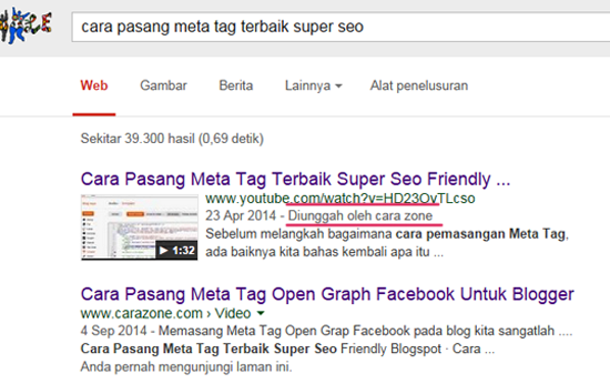 Cara Agar Video Anda Masuk No 1 Google dan Youtube