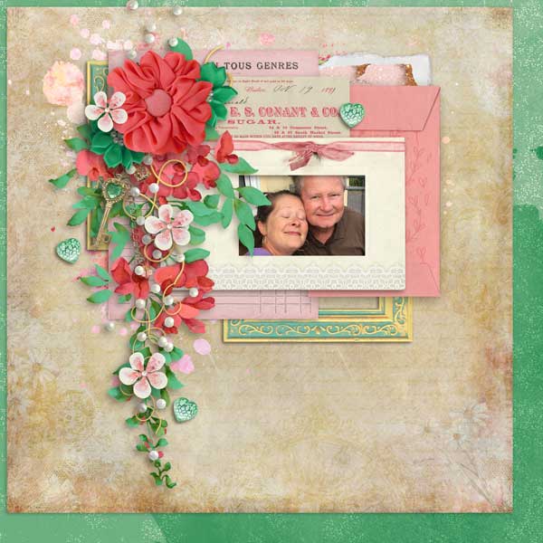 scrapbook layout