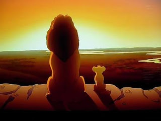 LION KING MUFASA WITH SIMBA