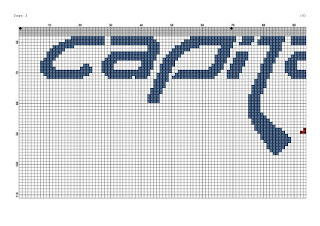 Washington Capitals Logo Cross Stitch Pattern