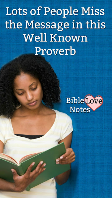 If we miss the main message in Proverbs 3:5, we end up in the same situation as Eve. This 1-minute devotion explains.