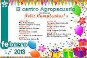 Celebración de cumpleaños de los funcionarios del Centro Agropecuario . (cumpleaã±os mes de febrero)