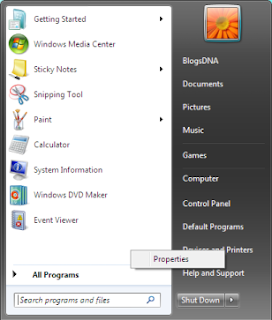 Start menu