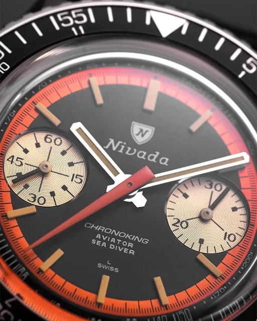 Nivada Chronoking ‘Paul Newman’ Orange Valjoux 23 VZ Limited Edition