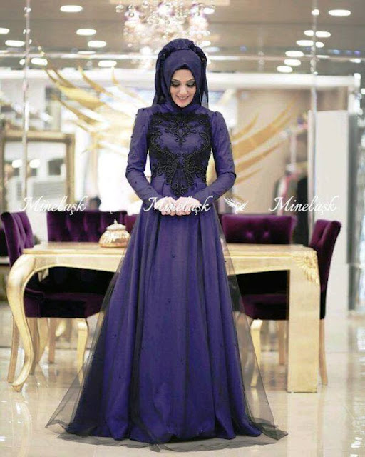 Inspirasi Gaun Muslimah Cantik dan Trendy 2001612