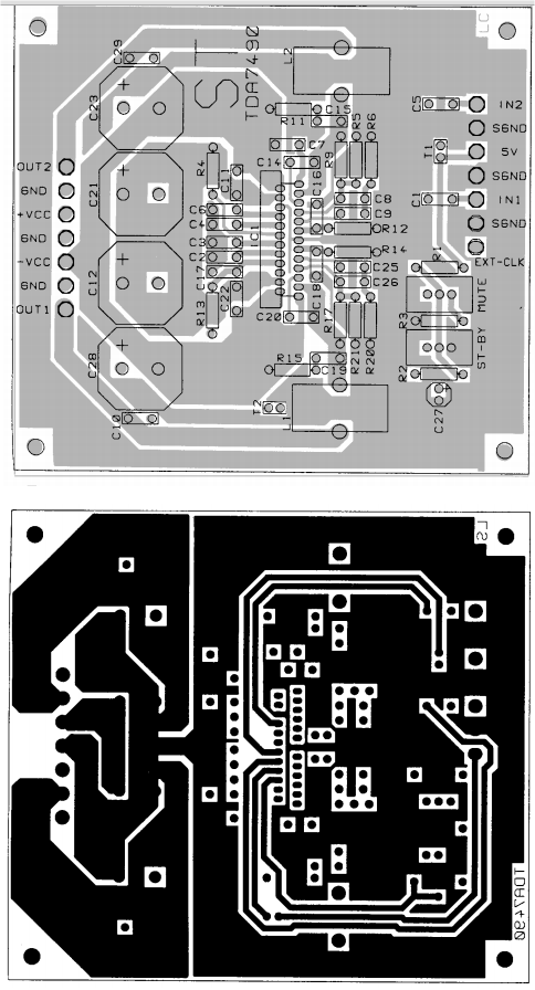 Circuit Wiring Solution: TDA7490 Audio Amplifier 2 x 25W 1 x 50W