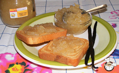 Confettura di pere con vaniglia e cocco.