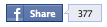 Boutons partage Facebook : Version horizontal avec compteur