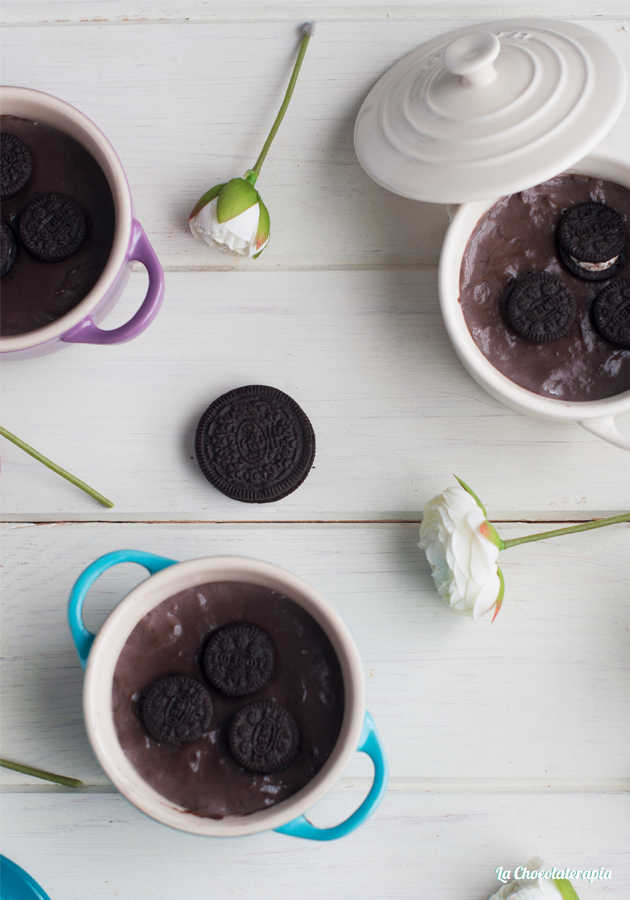 Natillas de oreo