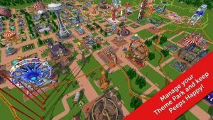 RollerCoaster Tycoon Touch MOD APK v1.2.20 Android Unlimited Money Terbaru 2017