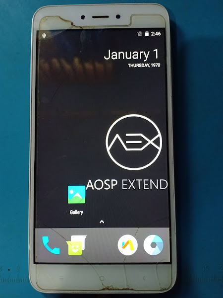 AOSP Extended Custom ROM Redmi Note 5A