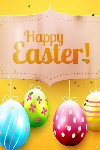 Happy Easter download free wallpaper for Apple iPhone 4