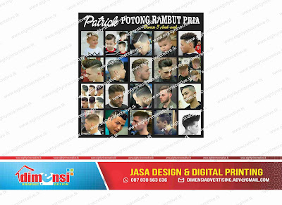 Download Contoh Spanduk Potong  Rambut  CDR Gratis DIMENSI 