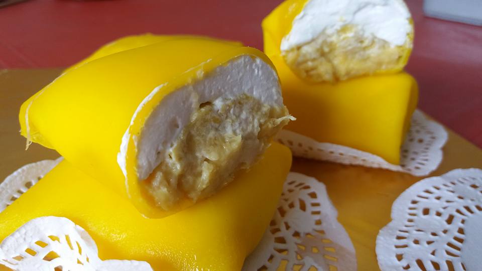 resepi durian crepe mudah