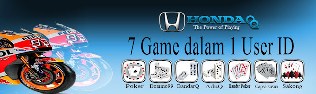  HondaQQ.com Agen Domino 99 BandarQ dan Poker Online Terpercaya