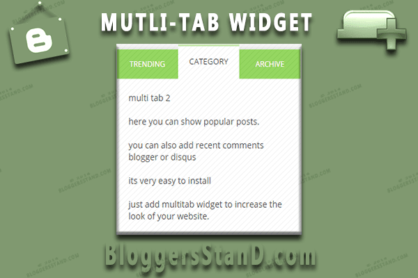  Today inward this article nosotros are going to explicate How to Add  How To Install Multi-Tab Widget In Blogger Sidebar