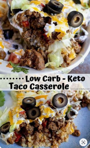 Low Carb Taco Casserole Recipe