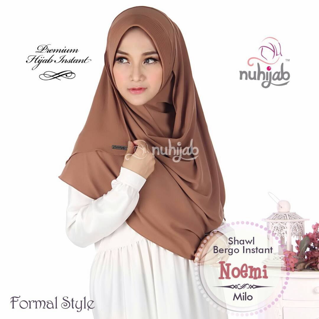 Baju Muslim Terbaru 2020 Online Shawl Instan Noemy by Nuhijab