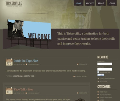 Tickerville, Excellent Blog Designs