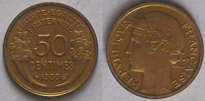 50 centimes 1938