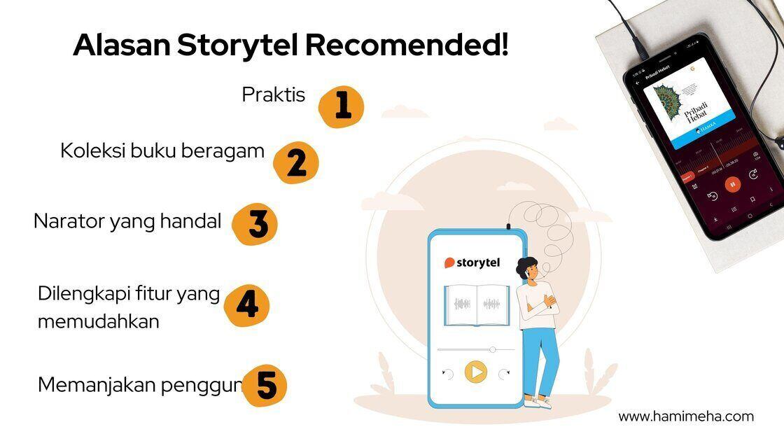 keunggulan storytel sebagai aplikasi audiobook