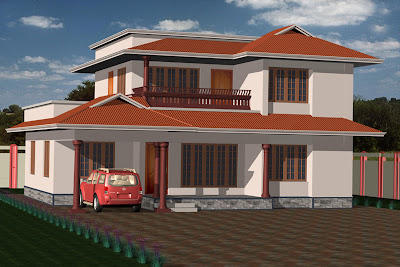 House Design On Double Story House Elevation Kerala Home Design