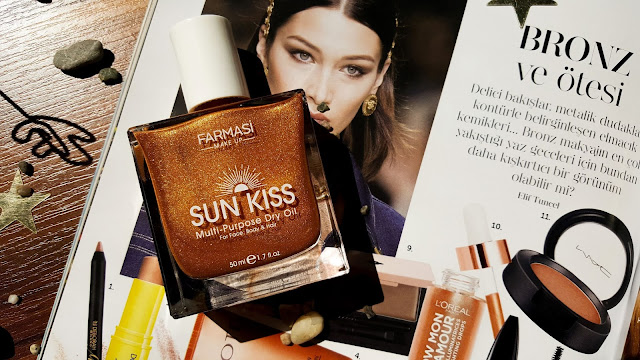 Farmasi Sun Kiss Bronzlaştırıcı Işıltılı Kuru Yağ