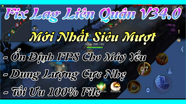 Fix Lag Liên Quân V34 Siêu Cấp Giảm Lag Cực Mượt Cho Máy Yếu Ổn Định Fps Cao Map Xi Măng 1v1 Cực Mượt - HQT Channel