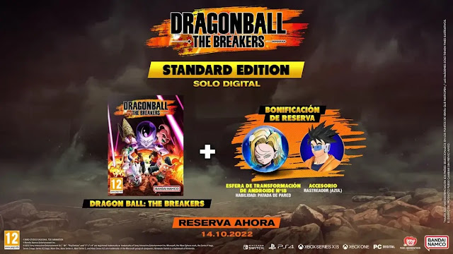 Dragon Ball: The Breakers se pondrá a la venta el 14 de octubre de 2022.