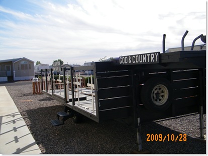 Sunscape RV Resort is getting ready for  the Veteran's Day parade