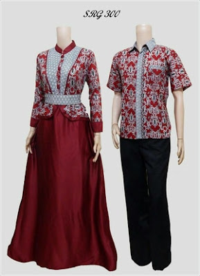 Model Gamis Batik