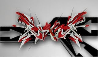 graffiti 3d fonts digital bombing styles