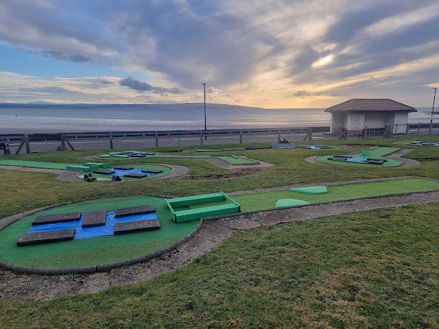 Crazy Golf in Troon. Photo by Simon Brown, January 2023