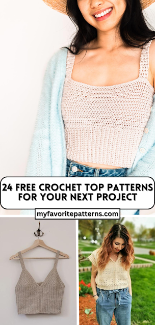 Free Crochet Pattern – Easy Summer Crop Top