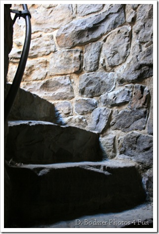 inside the stairs