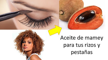 Aceite de mamey para rizar el cabello