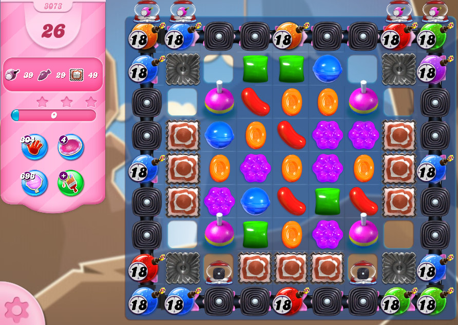 Candy Crush Saga level 3073