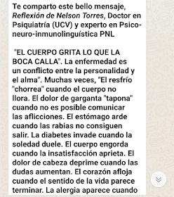 El cuerpo grita lo que la boca calla