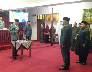 Syahron Nazil Resmi Jabat Pjs Sekda PALI