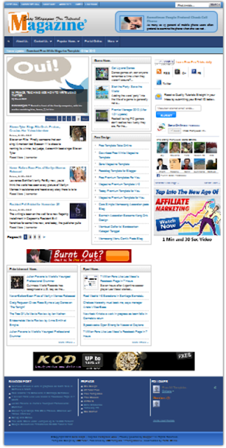 Blogger Template ZonMagz