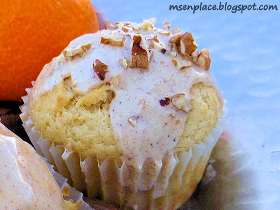 Satsuma Muffins with Brown Butter Pecan Glaze | Ms. enPlace