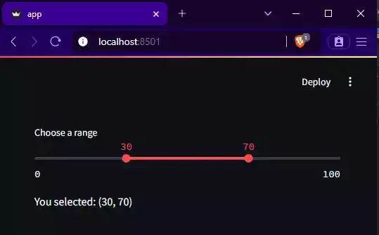 streamlit-range-slider-output