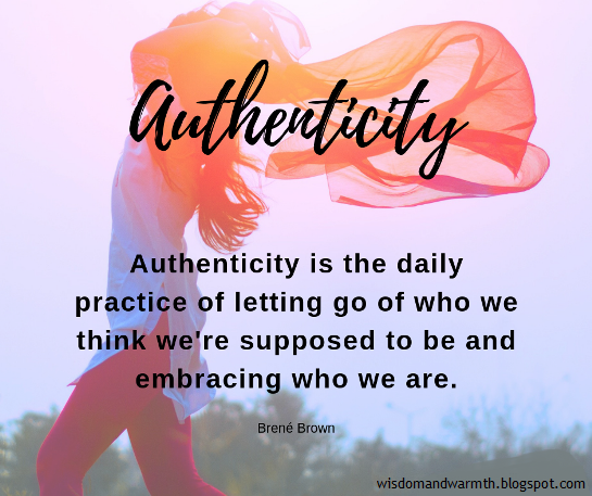 Brené Brown — 'Authenticity is the daily practice of letting go of who we think we're supposed to be and embracing who we are.