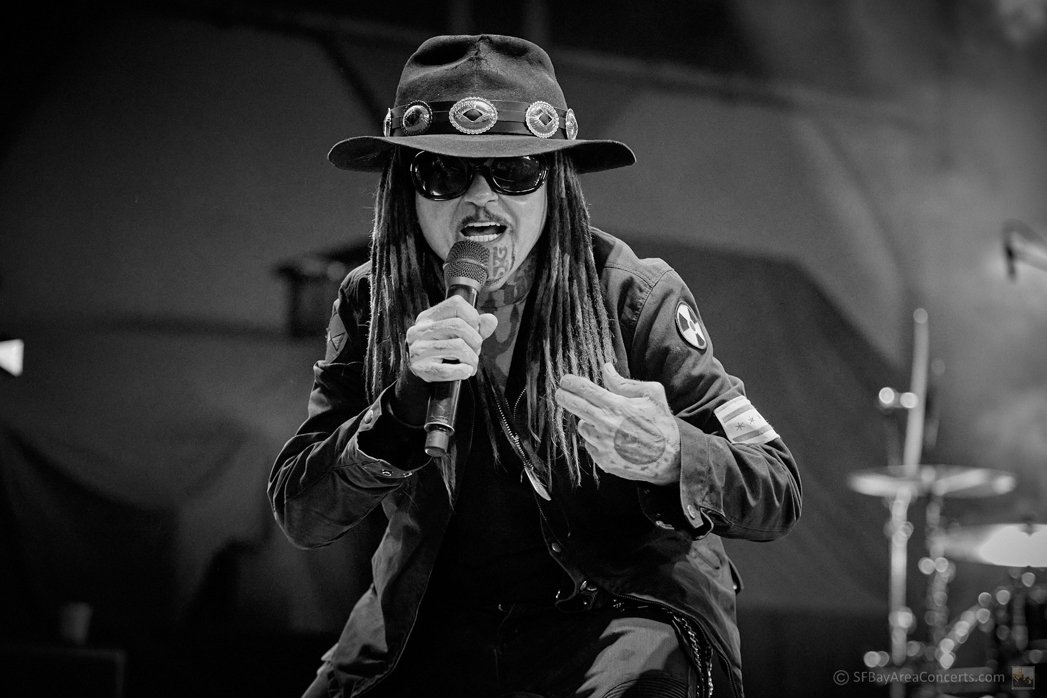 Ministry's Al Jourgensen @ the Concord Pavilion (Photo: Kevin Keating)