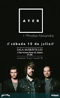 Concierto de Ayer y Phoebe Alexandra en Maravillas Club