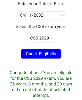 CSS age calculator