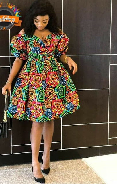 Ankara Short Dresses.